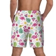 thumbnail image 4 of Goofa Cute Flamingo Printed Men's Swim Trunks Board Shorts Quick Dry Mens Swimming Trunks with Compression Liner,Breathable Fit Hawaii Beach Shorts-Large, 4 of 9