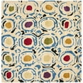 thumbnail image 6 of SAFAVIEH Soho Venice Abstract Wool Runner Rug, Ivory/Multi, 2'6" x 14', 6 of 9