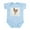 Sky Blue, variant on CafePress - May The Horse Be With You Body Suit - Baby Light Bodysuit, Size Newborn - 24 Months