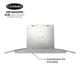 thumbnail image 6 of Cosmo 30 in. Ductless Wall Mount Range Hood in Stainless Steel with LED Lighting and Carbon Filter Kit for Recirculating, 6 of 15