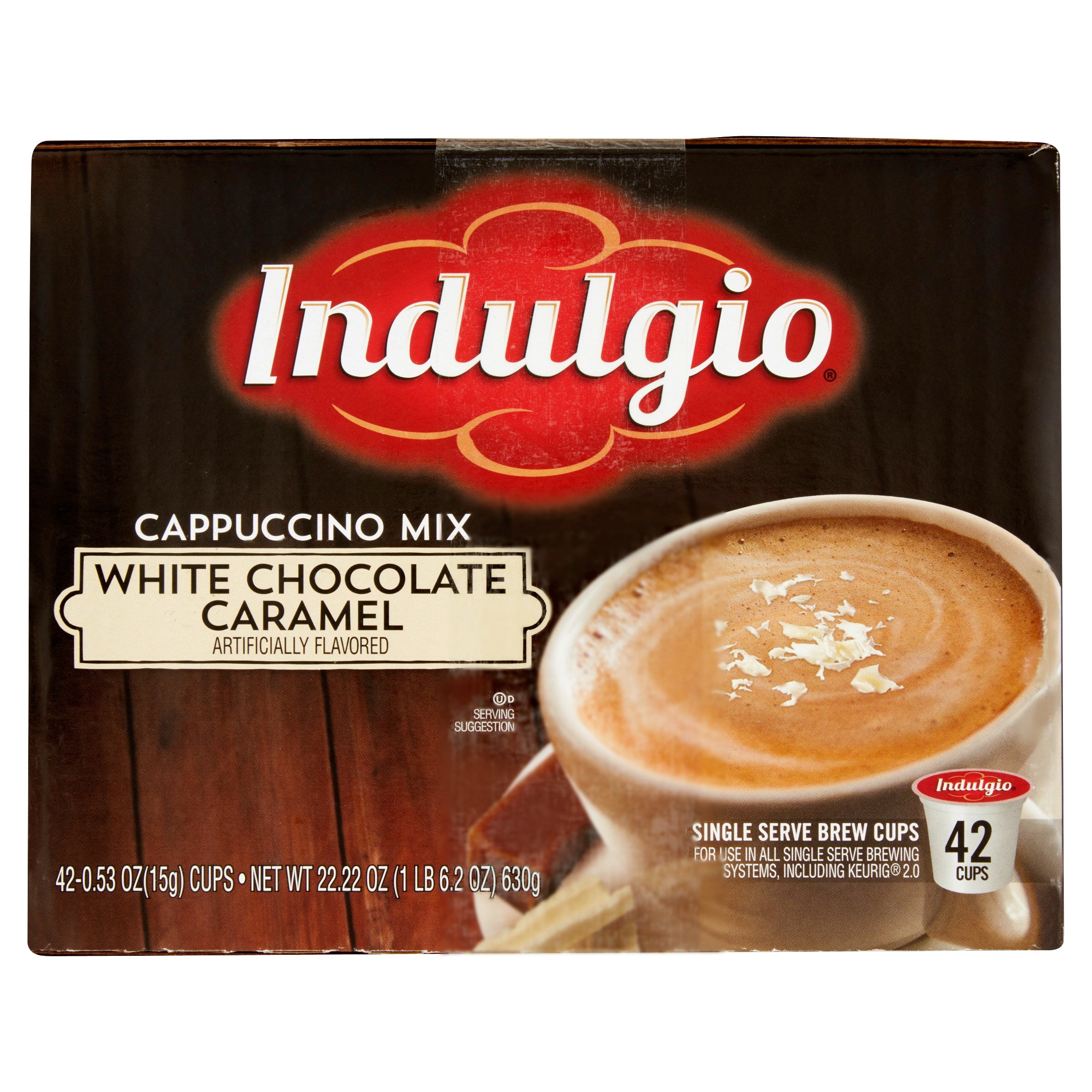 Indulgio Cappuccino Mix White Chocolate 