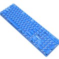 thumbnail image 1 of Botón de tecla redonda retro Teclado para juegos USB con cable 104 teclas Teclado anti-fantasma impermeable Eigraketly DZ7592-04, 1 of 2