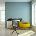 thumbnail image 4 of GAXIRE Support de Clavier Piano à Deux Niveaux Durable Caoutchouc Noir 1 Ensemble, 4 of 7