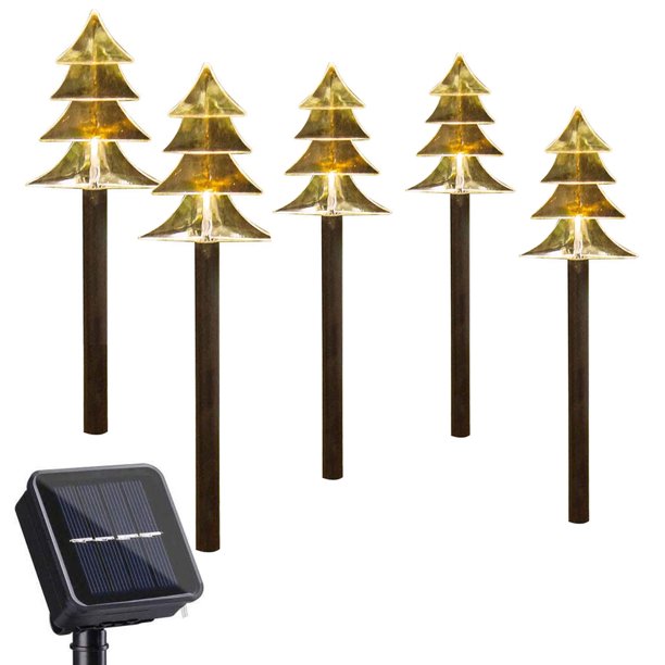 Para Jardín Al Aire Libre, Árbol De Navidad, Lámpara Solar Para Césped, Ahorro De Energía, Decoración Impermeable Para Jardín, Camino, Patio seitruly HA039188-00