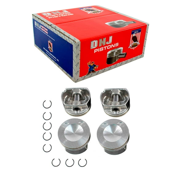 DNJ P802 Standard Complete Piston Set Fits Cars & Trucks 05-09 Audi Volkswagen A3 A4 2.0L DOHC