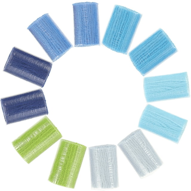 MIANGASTORE 12Pcs Hand-made Craft Sewing Knitting Yarn Crochet Hook Rug Yarn for Craft Supply