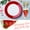 Red, variant on WJHWSX 10 Piece Christmas Decoration Silverware Set Cover,Christmas Kitchen Storage Set Clearance,Non-woven Fabric,Red