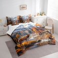thumbnail image 3 of Homewish Woodland Animal Deer 7-Piece Bedding Comforter Set,Rustic Farmhouse Cabin King Bedding Sets,Natural Mountain Stream Bed Sheets For Men Women,Super Cozy Room Decor Reversible, 3 of 8