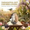 thumbnail image 6 of Handmade Fiber Heart Shape Bird Nesting Set Refillable Bird Haven, Cozy Winter Shelter for Birds, Rustic Garden Yard Decor & Gift for Nature Enthusiasts, 6 of 6