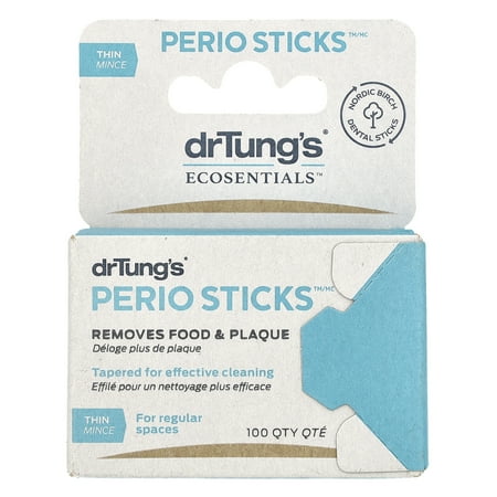 Dr. Tung's Perio Sticks Plaque Removers, Thin 80 ea.