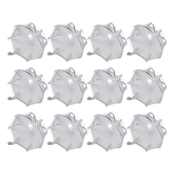 12 STKS Bruiloft Dozen Dozen Geschenkdozen para Bruiloft Baby Shower Party Blanco Zulema estuche de almacenamiento