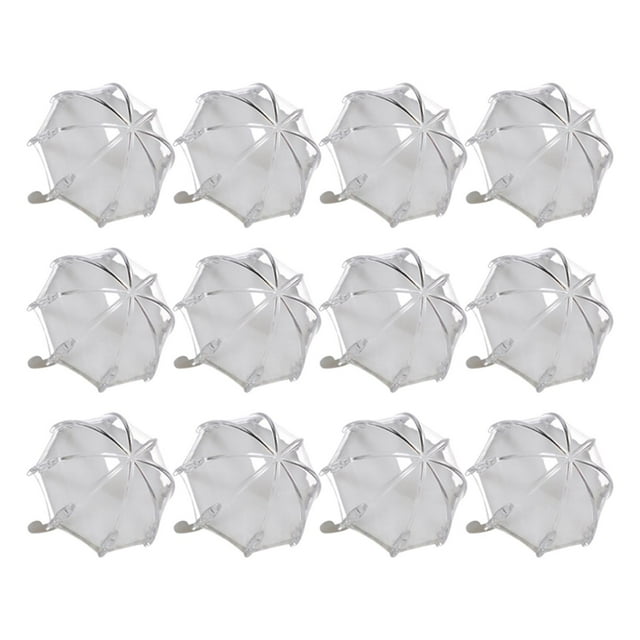 12Pcs Shape Candy Gift Boxes False Box for Engagement Party White