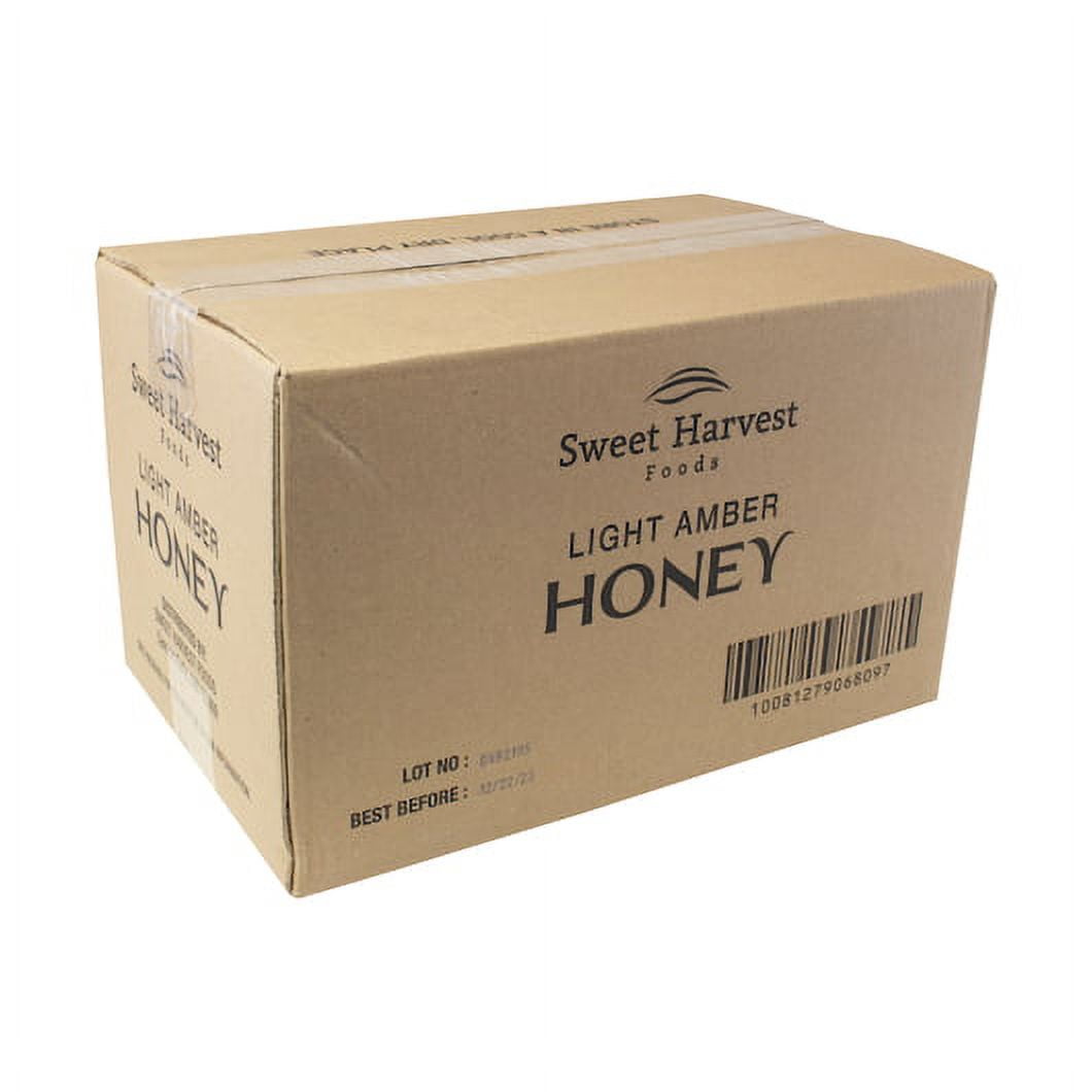 (Price/Case)Sweet Harvest Foods C135 Light Amber Honey, 5 Pounds