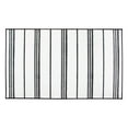 thumbnail image 4 of My Magic Carpet 3'x5' Machine Washable Non-Slip Kitchen Entryway Area Rug - Stripe Black And White, 4 of 6