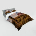 thumbnail image 3 of Ambesonne Landscape Bedding Set 3 Pcs, Mountain State Park, Twin, Brown Blue Green, 3 of 3