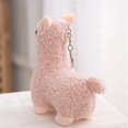 thumbnail image 5 of Peluche de alpaca esponjoso, adorable animal de peluche de 12 cm para niños y coleccionistas., 5 of 5