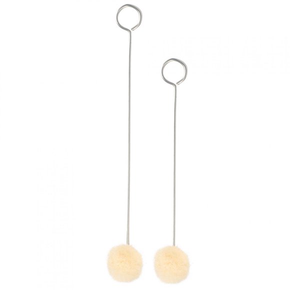 Wool Dyeing Applicator, Wide Application Practical Wool Dyeing Brush, Wool Dauber Craft, For Suede Shoes Leather Leathercraft Supplies Leathercraft Accessories