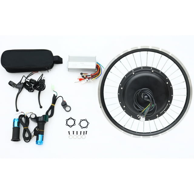 INTBUYING kit de Conversion pour Vélo Électrique 20 Pouces Roue avant Bicyclette Motorisée Alimentée Sans Batterie