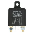 thumbnail image 2 of Relé De Solenoide De Arranque, Contactos Chapados En Plata Reemplazo De Relé De Solenoide De Arranque Compacto 12VDC 120A Carcasa De ABS Para Vehículos Todo Terreno, 2 of 7