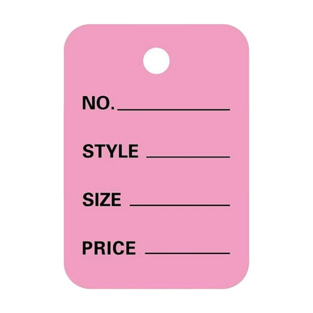 Multipurpose Marking Labels,Craft Tags,Bottle Tags,Multi-Color Blank Tags,Paper Tags,Rectangle Hanging Tags,Gift Tags,Clothing Tags,Tags For Labeling,Colorful Hard Paper Tags,Price Tags,100Pcs,Pink