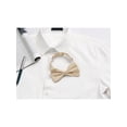thumbnail image 5 of INSPIRE CHIC Accessoires de Nœud Papillon pour Hommes Sangle Ajustable Formel Uni Smoking Pré-Noué Jaune Foncé, 5 of 5