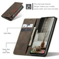 thumbnail image 4 of CaseMe Leather for Samsung Galaxy A34 Case, Flip Wallet Leather Case with Card Holder Magnetic Closure Shockproof Kickstand Protective Phone Cases Cover for Samsung Galaxy A34 6.6-inch,Coffee, 4 of 12