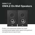 thumbnail image 2 of Altavoces de pared ELAC Debut 2.0 OW4.2 negros (par), 2 of 6