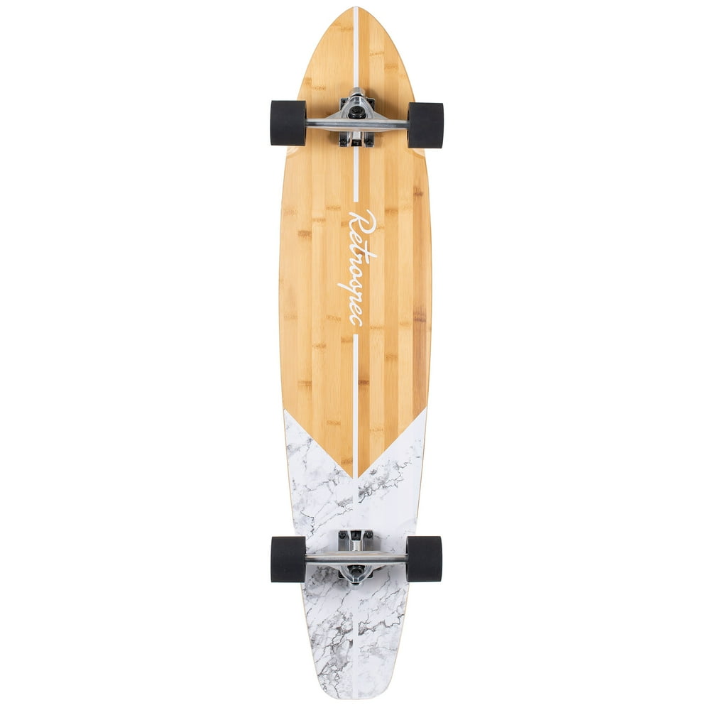 Retrospec Zed Bamboo Longboard Skateboard Complete Cruiser