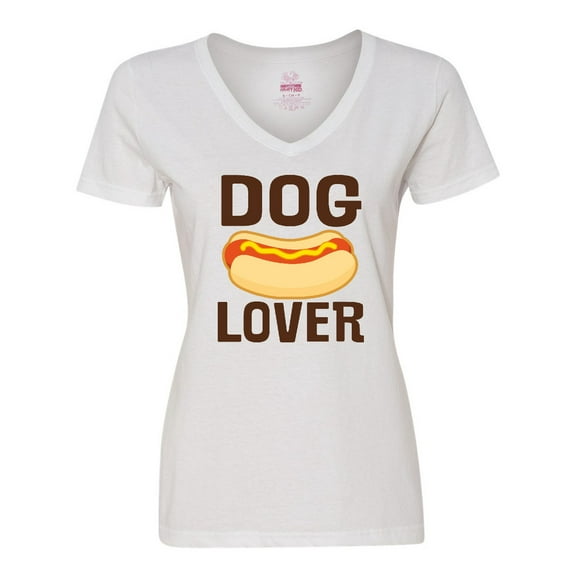 Inktastic Picnic Dog Lover Hot Dog Women's V-Neck T-Shirt