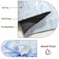 thumbnail image 6 of Large Round Rug 8Ft Washable Non-Slip, Cute Bow Circle Area Rugs for Living Room Bedroom, Blue Bowknot Minimalist Solid Color Indoor Floor Mats Carpet Runner for Home Decor, 6 of 8