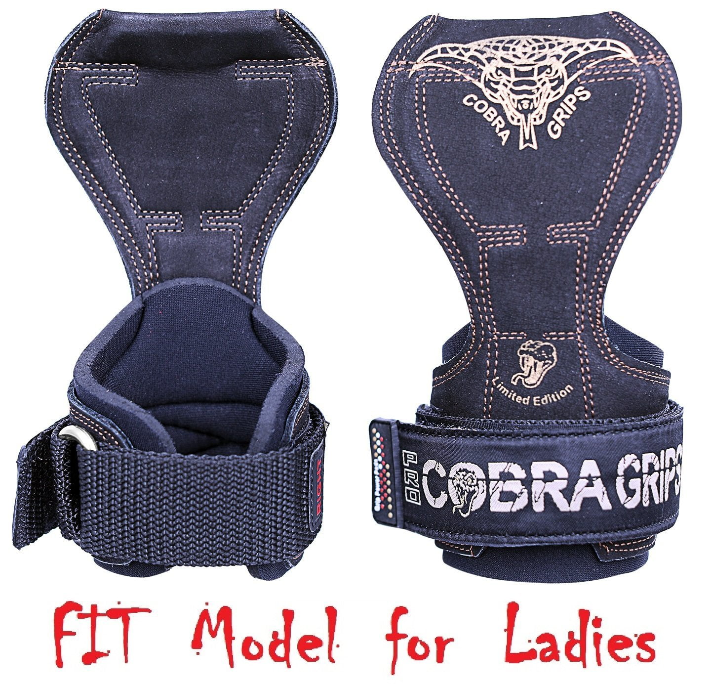 Cobra Grips V2 Weightlifting Straps Power Lifting Hooks Wraps Gym Gloves 1 Size for sale online 