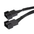 thumbnail image 3 of 15 Cm 4 piezas Y Separador PC De La Computadora Cable De Alimentación Del Ventilador 1 A 2 Funda Negro, 3 of 7