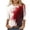 T4-Multicolor halloween shirts, variant on Women's Halloween 3/4 Sleeve T-Shirt Crew Neck Witch Print Tees Lightweight Loose Fit Spooky Season Top