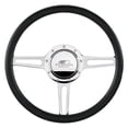 thumbnail image 1 of Billet Specialties 34137 15.5 in. 3-Spoke Poli Split Style Volant, 1 of 1