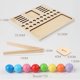 thumbnail image 5 of Juguete de aprendizaje de matemáticas para niños, juego educativo Montessori, tablero de conteo, cuentas de madera, juguetes educativos para niños, 5 of 5