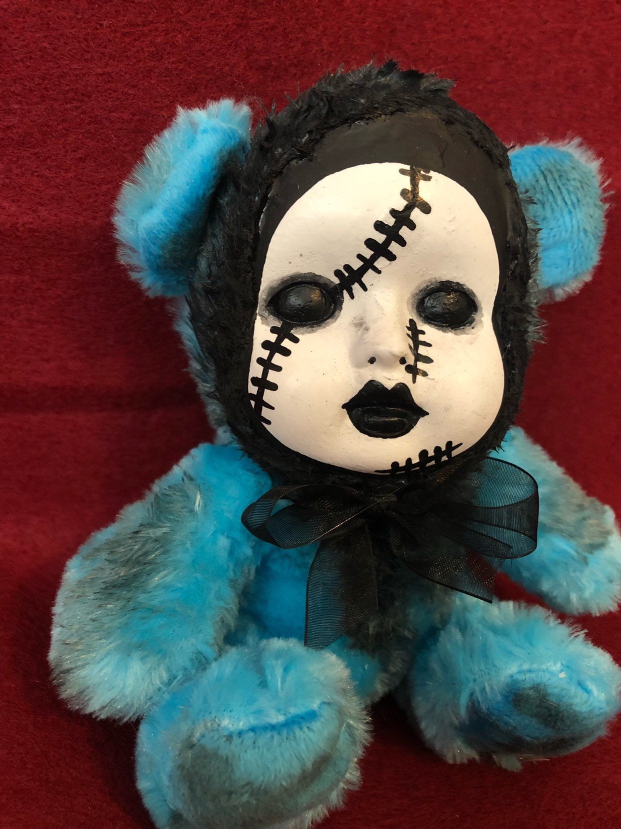 creepy bear doll