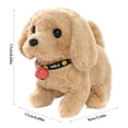thumbnail image 3 of Plush Electronic Interactive Puppy Walking Barking Tail Wagging Stretching Companion Animal Suitable For Children And Toddlers-F, 3 of 4