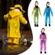 thumbnail image 5 of 3pcs para niños viajes recaer impermeables abrigos de lluvia desechables con ropa de lluvia para capucha con cordón para acampar/recreación/caminata, 5 of 9
