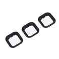 thumbnail image 1 of Capucha de Lente de Bloqueo de Deslumbramiento, Lente Protectora Lente Sun Shadewade Reductor de Reflejo 3 piezas cuadradas con Estuche para dron flip, 1 of 7