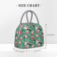 thumbnail image 2 of Easygdp Tropical Flamingo Bolsa de Almuerzo Insulada Grande, Forro de Aluminio, Diseño Espacioso, a Prueba de Fugas, Ideal para Trabajo, Picnics, Viajes y Actividades al Aire Libre, 2 of 6