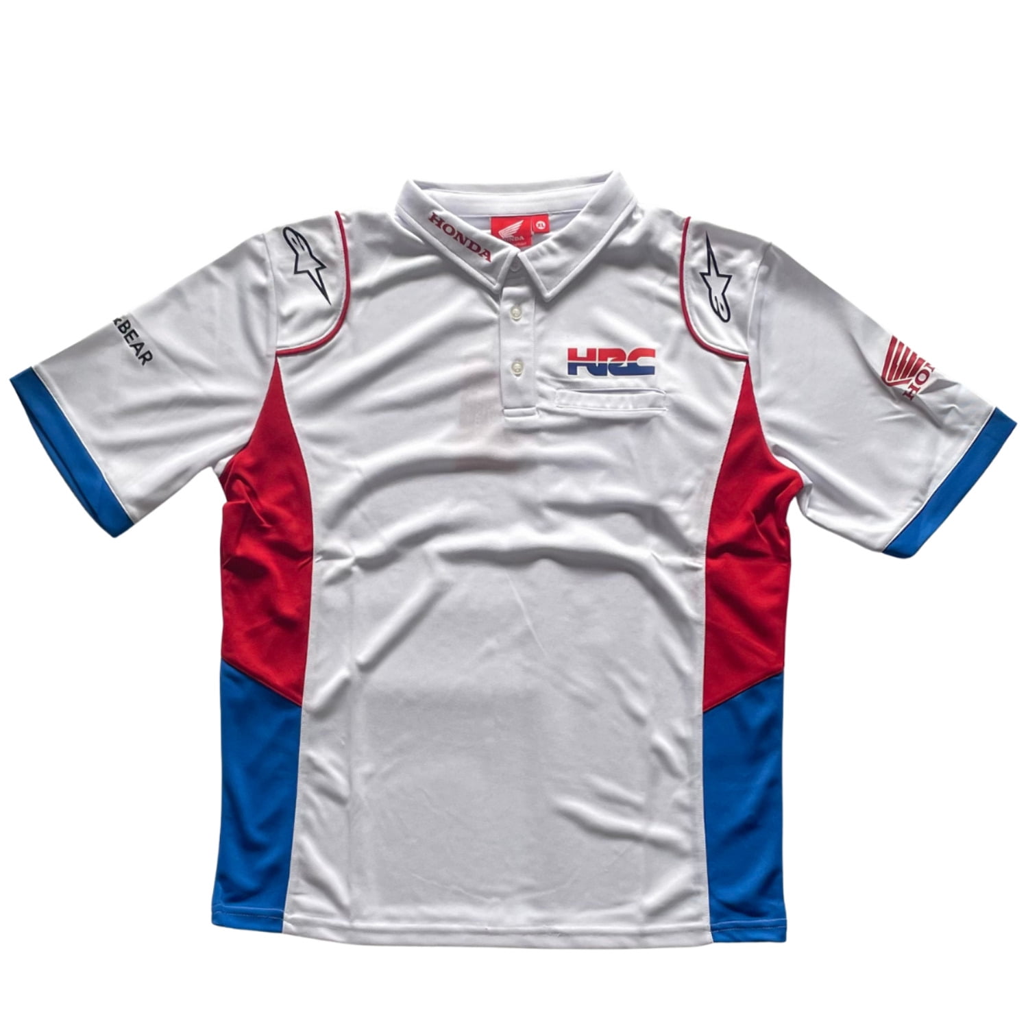 HONDA HRC RACING - REPLICA COLLECTION - WHITE POLO SHIRT