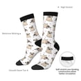 thumbnail image 4 of Logiee Pugs Print Adult Socks for Men & Women,Calf Socks, Ankle Socks,Boots Socks,Breathable Casual Sock,Unisex Crew Socks, 4 of 6