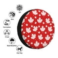 thumbnail image 5 of Bingfone Maple Leaves Spare Tire Cover Weatherproof Universal Wheel Protectors For Rv Camper Travel Trailer Suv Truck 15 Inch, 5 of 9