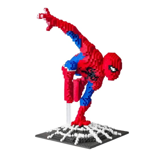 GEEKANT Spider-Man Figure Building Block Set for Adults, 2000 Pieces, 12 Inches Tall, Plastic
