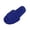 Blue, variant on Fuzzy Open-toe Slippers for Women Winter Warm Slipper Faux Fur Sandals Anti-Skid Rubber Sole House Shoes Indoor Outdoor Soft Memory Foam Shoes Purple 5.5-6