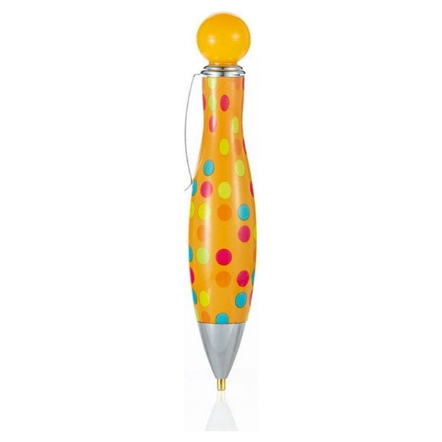 ruzhgo Rhinestone Painting Pen Eye-catching Design Multifunctional Drilling Tool Embroidery Accessories Nail Art Decoration for Home yellow orange