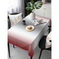 thumbnail image 6 of Red Grey Table Cloth, Gray Farmhouse Modern Rustic Waterproof Tablecloth for Rectangle Tables, Reusable Washable Fabric Table Cover for Restaurant Kitchen Dining Tables 60"x120", 6 of 6