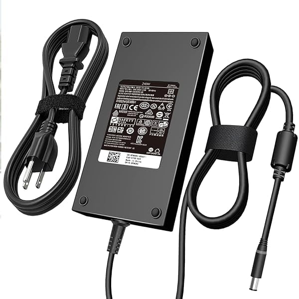 ccwonima 240W Gaming Laptop Charger Fit for Alienware 15 17 M15 M16 M17 M18X X51 R2 R3 R4 R5 R7 G3 G5 G7 15 5530 5535 5520 Fit for Precision M6800 M6700 M6400 J211H AC Adapter Power Supply