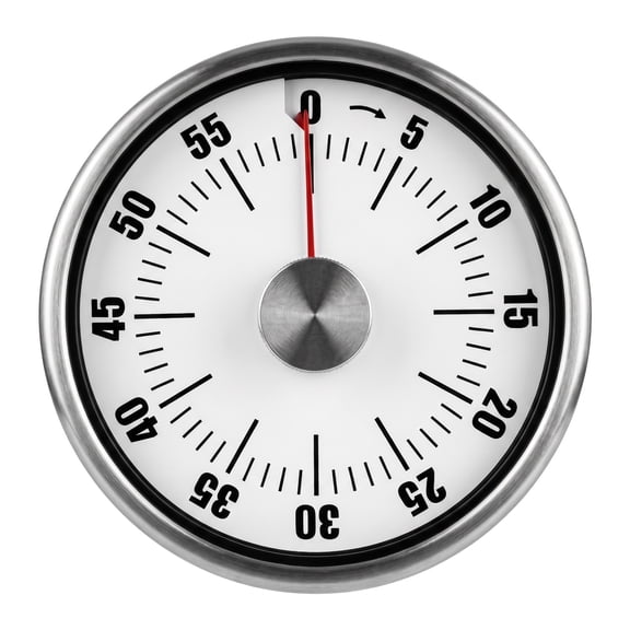 Unique Bargains Loud Alarm Magnetic Backing Timer for Cooking and Exercise White-A