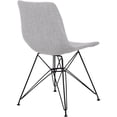 thumbnail image 4 of Armen Living LCPLCHBLGR Palmetto Dining Chair, Gray, 4 of 7